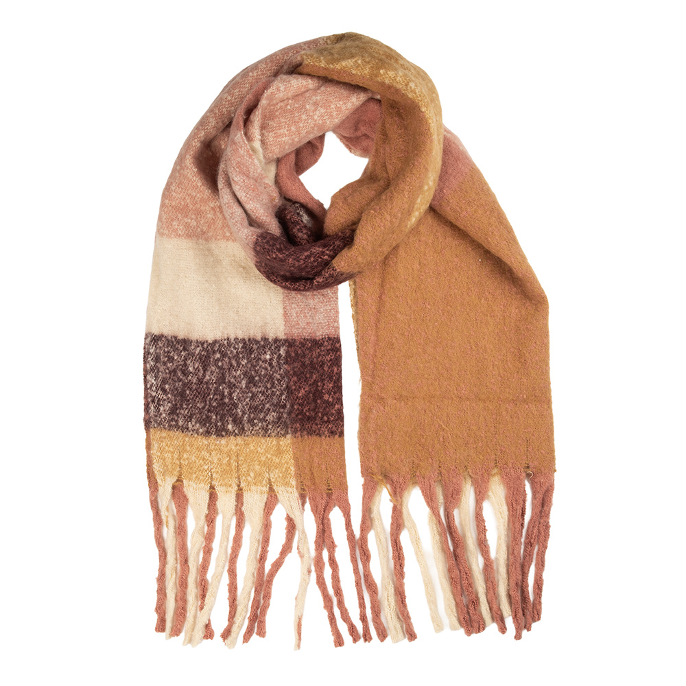 Sjaal 50x210 cm roze