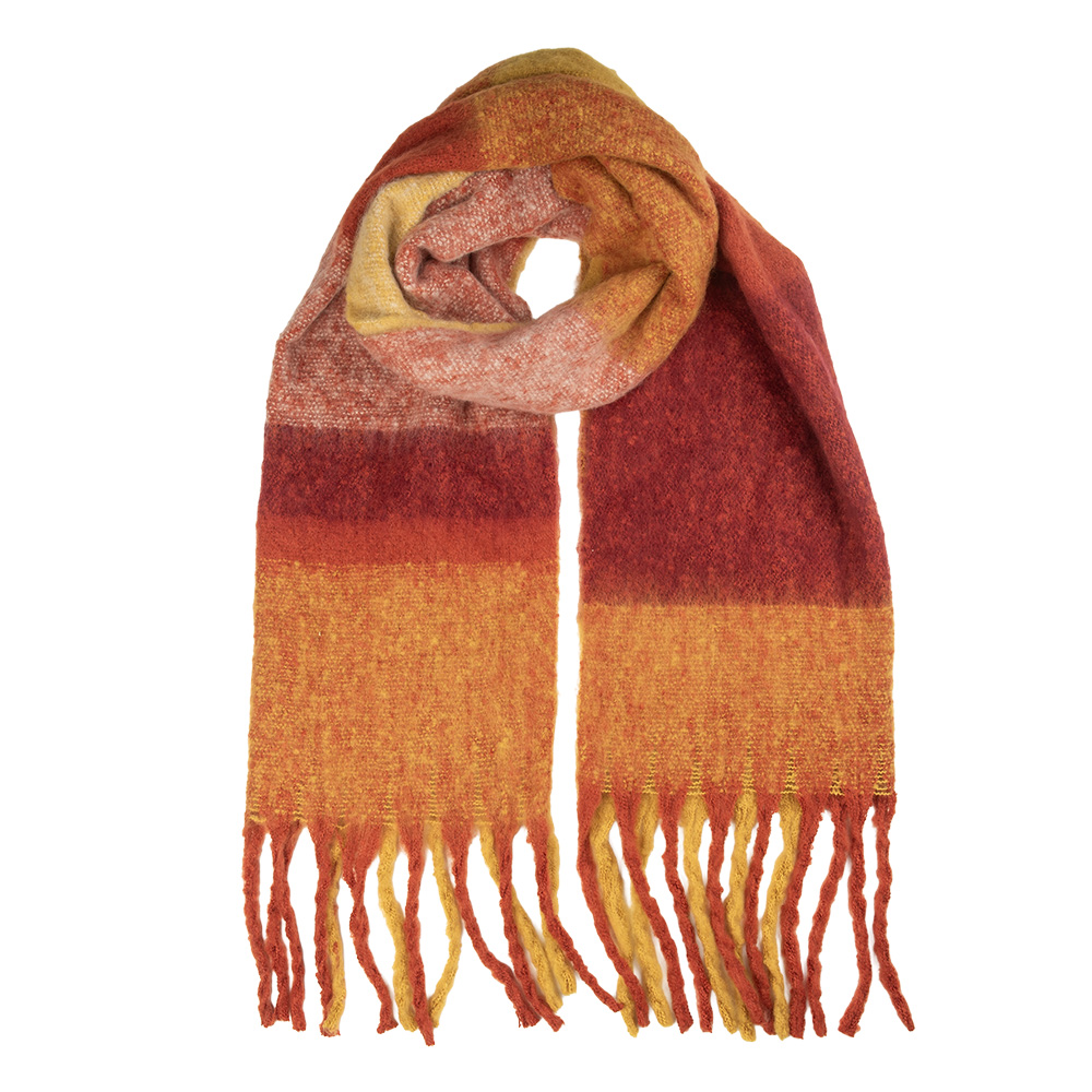 Sjaal 50x210 cm rood