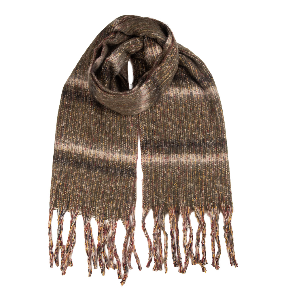 Sjaal 50x210 cm bruin