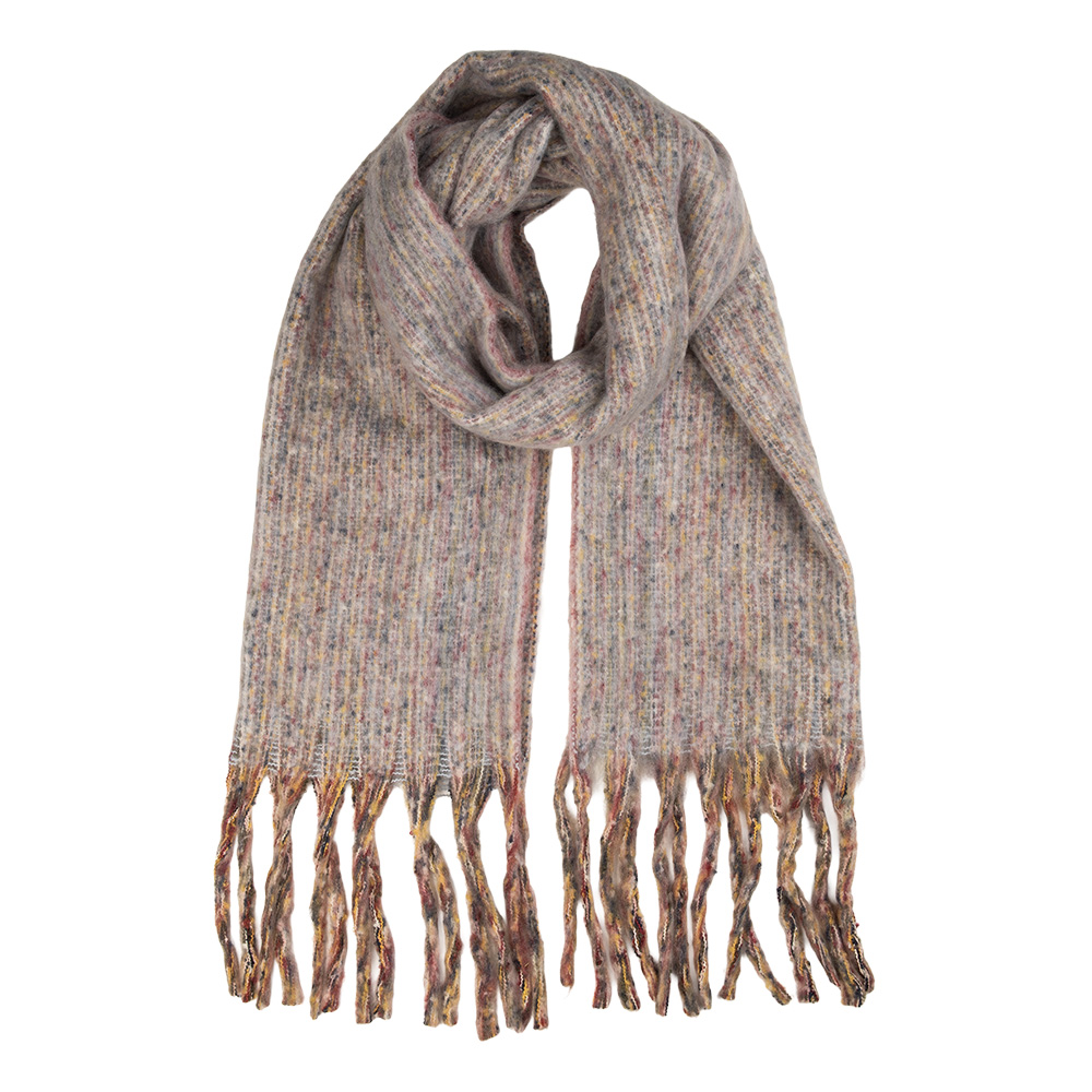 Sjaal 50x210 cm grijs