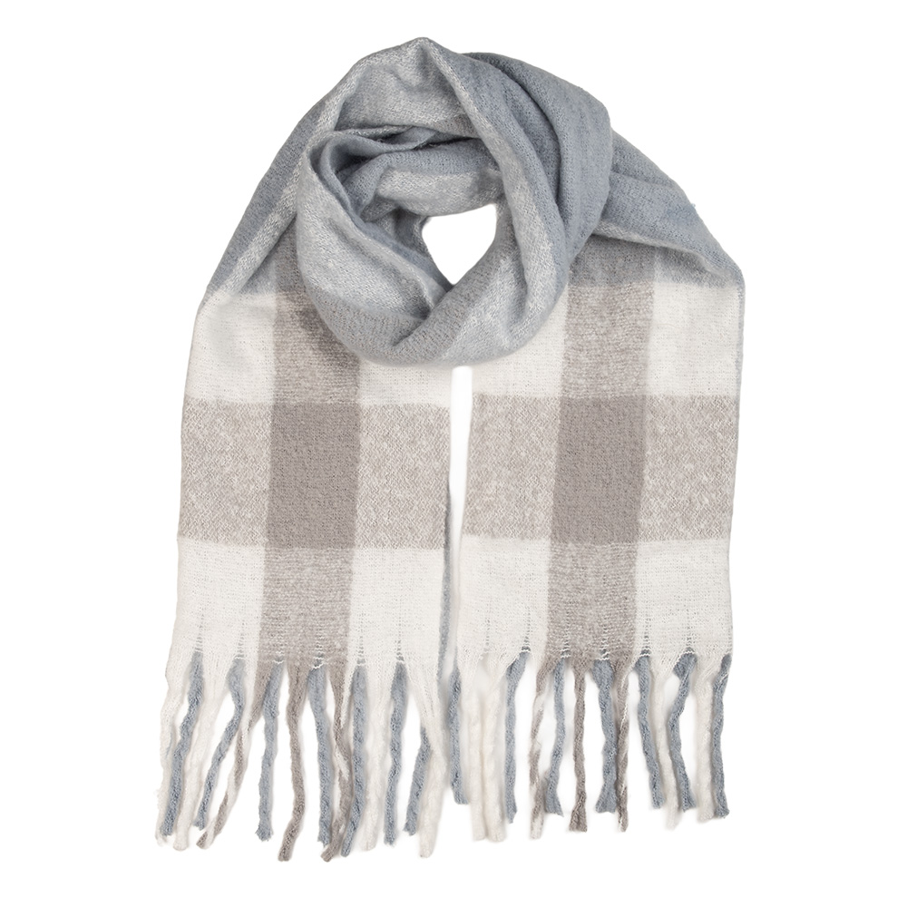 Sjaal 50x210 cm grijs