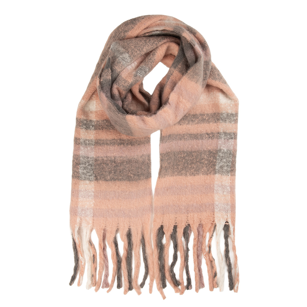 Sjaal 50x210 cm roze