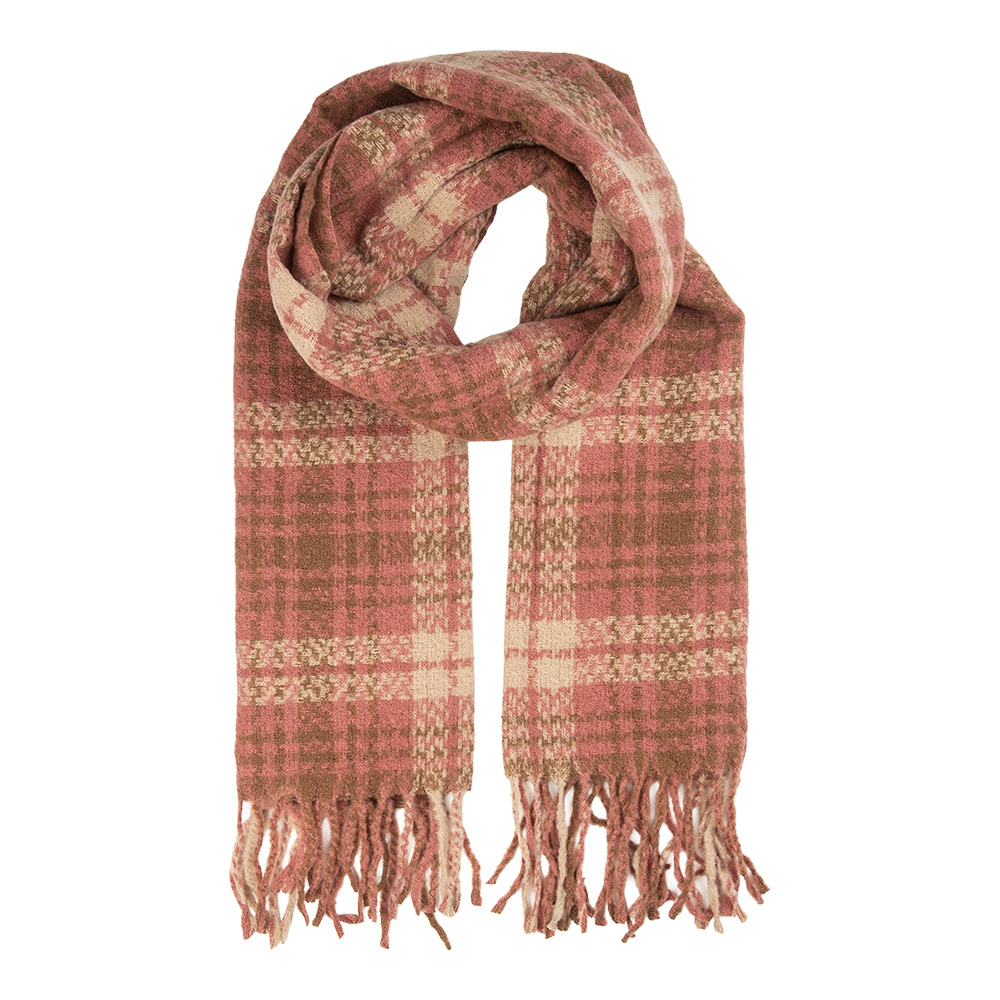 Sjaal 50x210 cm roze