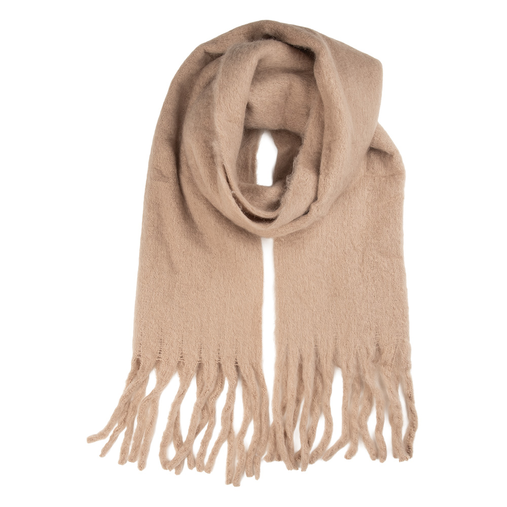 Sjaal 40x190 cm beige