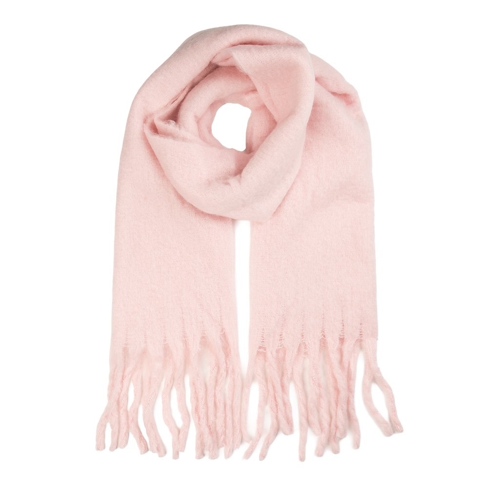 Sjaal 40x190 cm roze