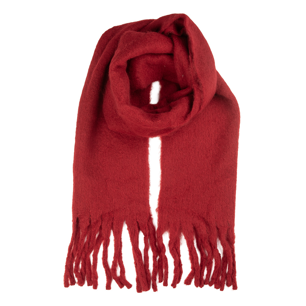 Sjaal 40x190 cm rood