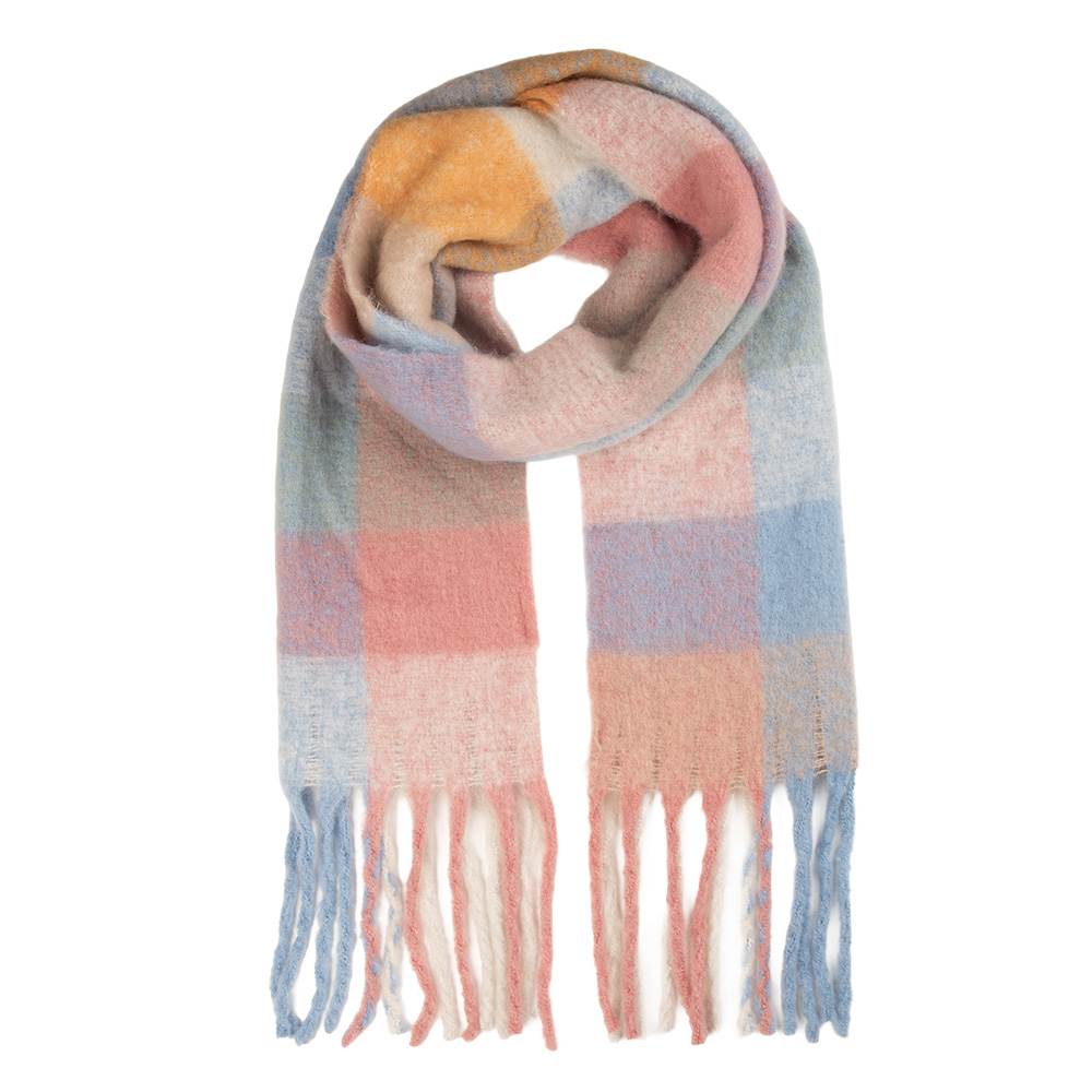 Sjaal 38x200 cm roze