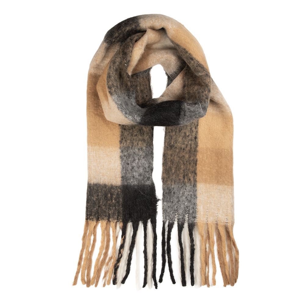 Sjaal 38x200 cm zwart