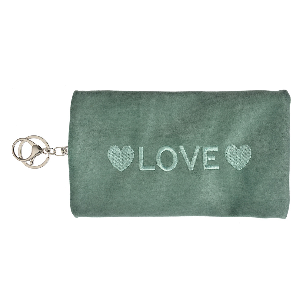 Toilettas 19x1x11 cm groen