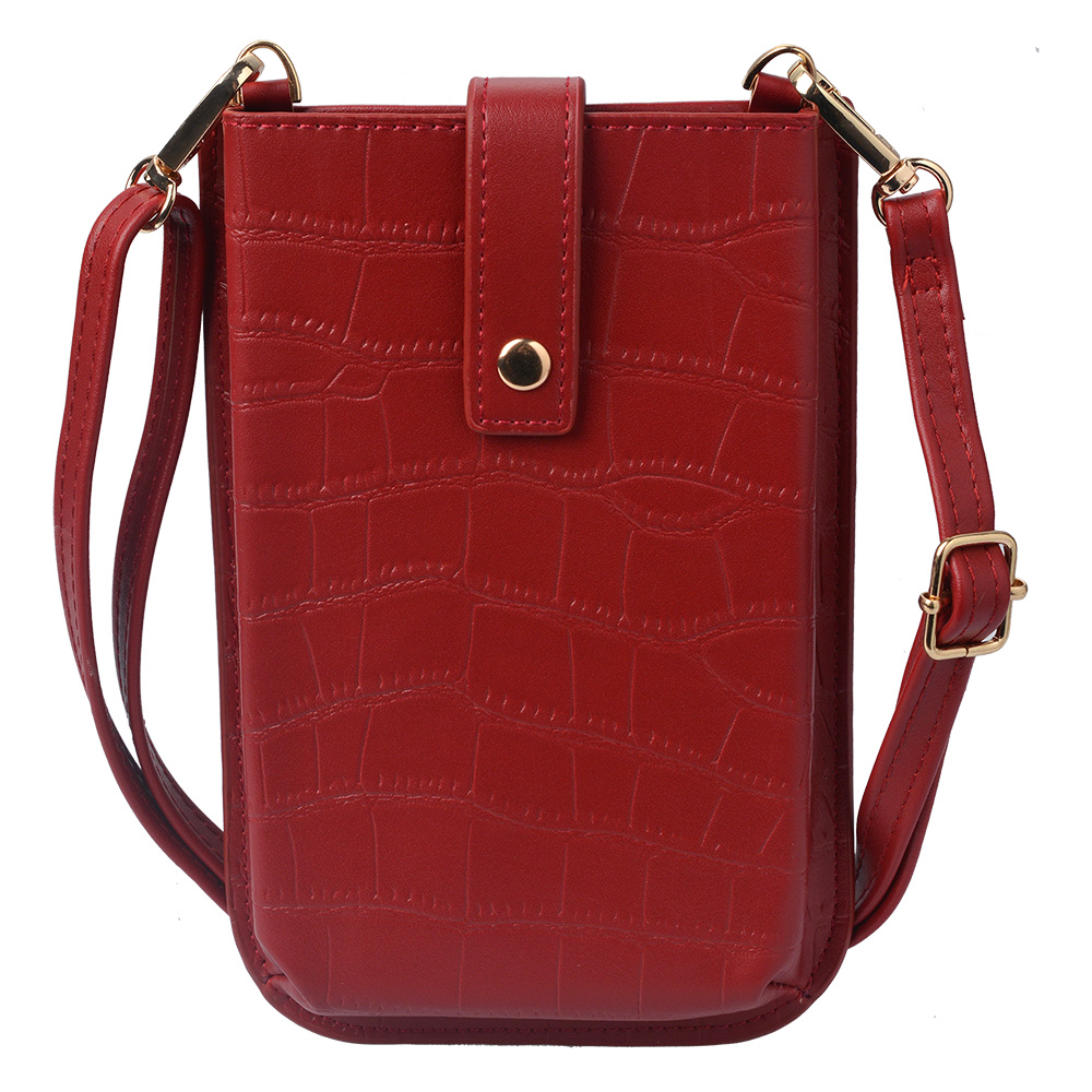 Portemonnee 12x18 cm rood