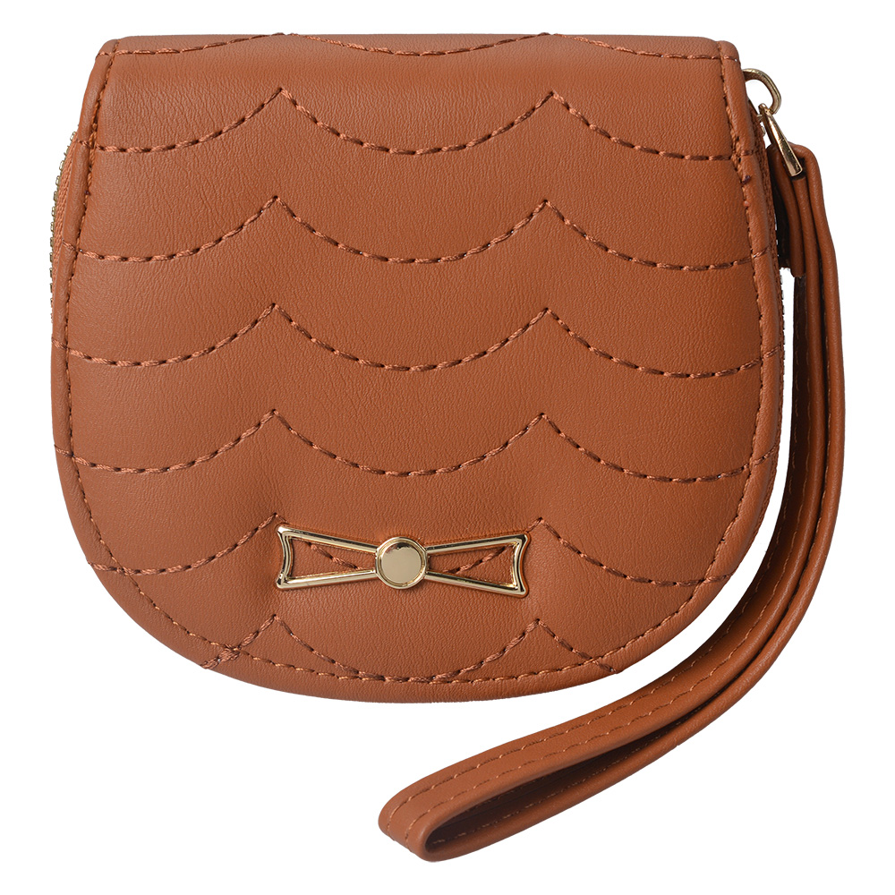 Portemonnee 11x10 cm bruin