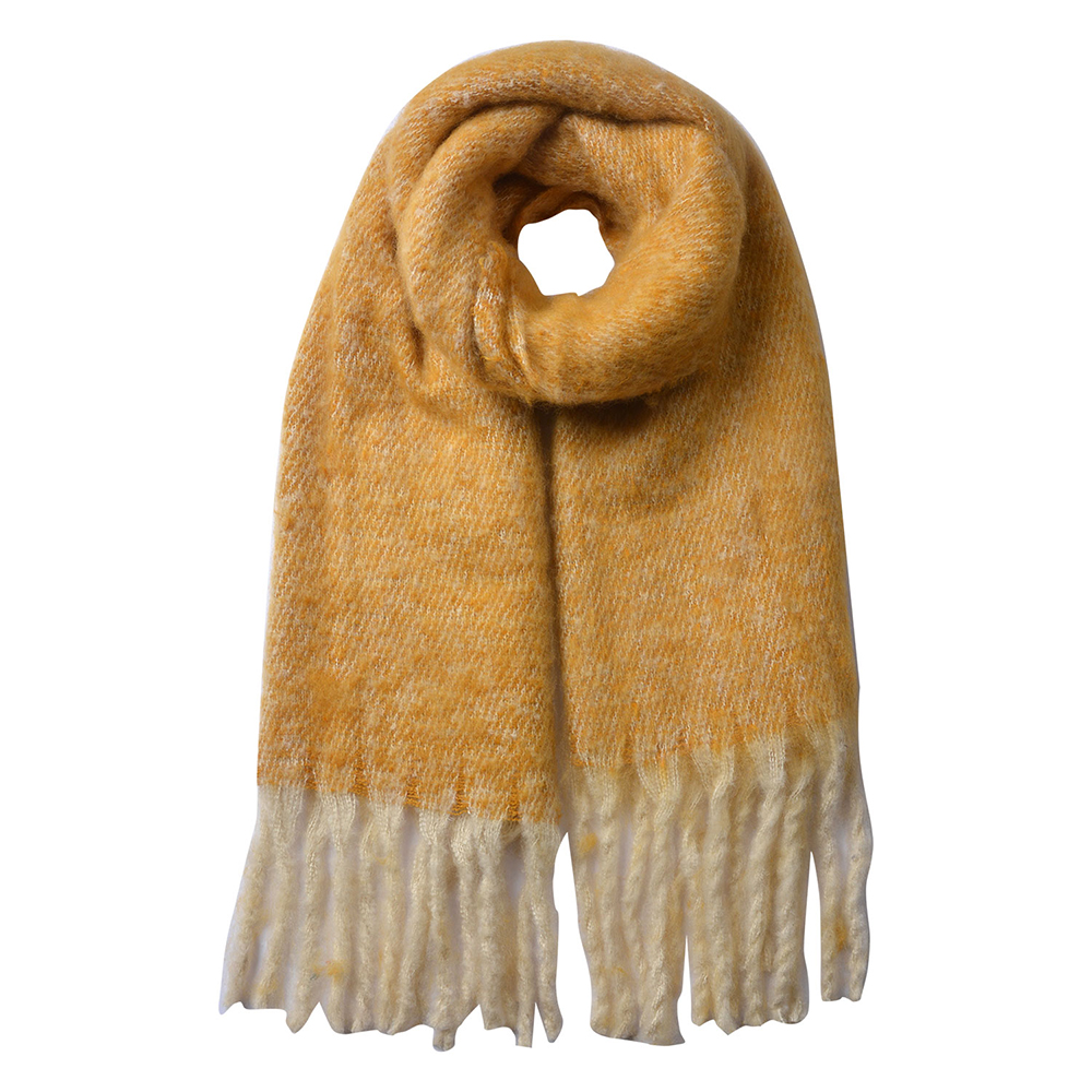 Sjaal 50x180 cm geel