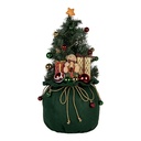 Decoratie kerstboom met LED Ø 30x68 cm / 3xAA