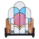 Glaspaneel Tiffany staand 30x3x25 cm