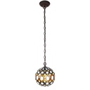Hanglamp Tiffany Ø 20x116 cm E14/max 1x25W