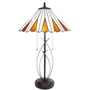 Tafellamp Tiffany Ø 41x69 cm E27/max 2x60W