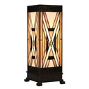 Tafellamp Tiffany 17x17x44 cm E27/max 1x40W