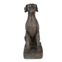Decoratie hond 44x26x73 cm