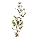 Decoratie tak met bloemen 25x6x107 cm