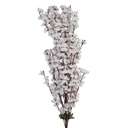 Decoratie tak met bloemen 15x10x100 cm