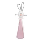 Decoratie konijn 18x14x60 cm