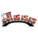 Decoratie trein 108x18x44 cm