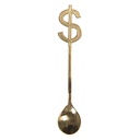 Lepel dollar teken 3x15 cm