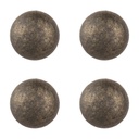 Deurknop Ø 2x3/6 cm (set 4)