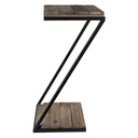 Bijzettafel 26x26x60 cm