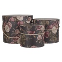 Hoedendoos (3) Ø 23x20 / Ø 20x17 / Ø 17x14 cm