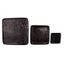 Dienblad (set van 3) 36x36x2 / 26x26x2 / 15x15x2 cm