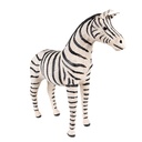 Decoratie zebra 46x13x44 cm