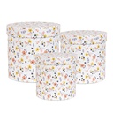 Hoedendoos (3) Ø 19x19 / Ø 17x17 / Ø 15x15 cm