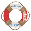 Decoratie reddingsboei Ø 37x7 cm