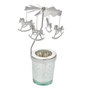 Theelichtcarrousel Ø 8x17 cm