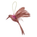 Decoratie hanger vogel 10x4x10 cm