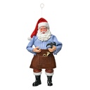 Decoratie Hanger Kerstman 10x6x17 cm