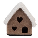 Vilten huis 13x10x13 cm