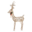 Decoratie rendier met LED 63x17x106 / 3xAA