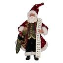 Decoratie kerstman 16x8x28 cm