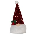 Decoratie kabouter met LED 10x10x25 cm / 3xAA