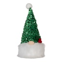 Decoratie kabouter met LED 10x10x25 cm / 3xAA