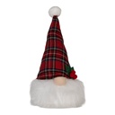 Decoratie kabouter met LED 10x10x25 cm / 3xAA