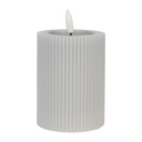 Kaars met LED Ø 8x13 cm / 2xAA