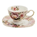 Kop en schotel 12x9x7 cm / Ø 15x1 cm / 200 ml