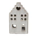 Waxinelichthouder huis 9x7x14 cm