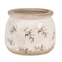 Decoratie bloempot Ø 12x10 cm