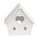 Waxinelichthouder huis 9x7x8 cm