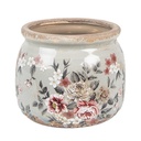 Decoratie bloempot Ø 12x10 cm