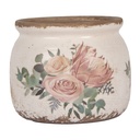 Decoratie bloempot Ø 12x10 cm